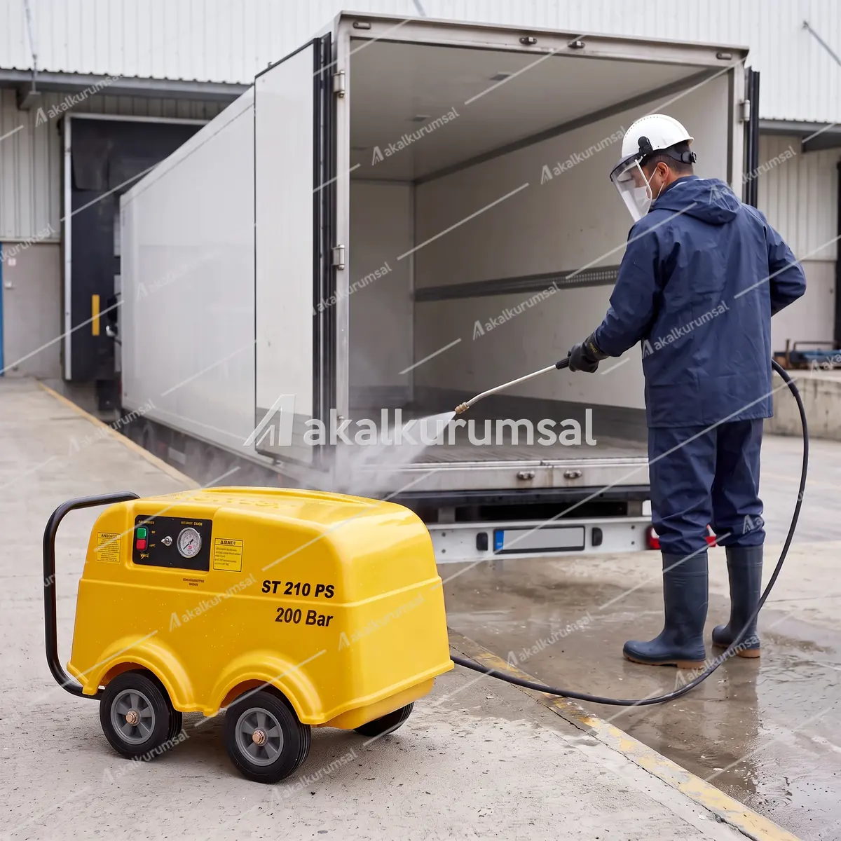 Rottest ST 210 PS ile basınçlı yıkama uygulaması