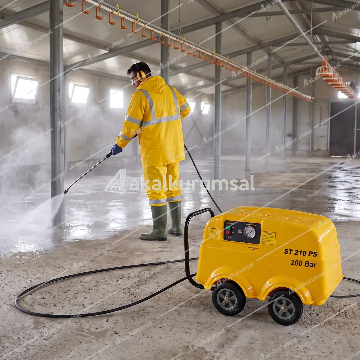 Rottest ST 210 PS ile basınçlı yıkama uygulaması