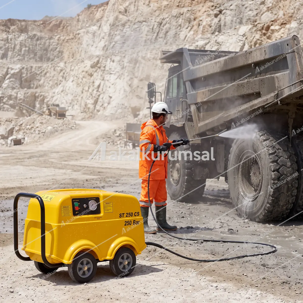 Rottest ST 250 CS ile basınçlı yıkama uygulaması
