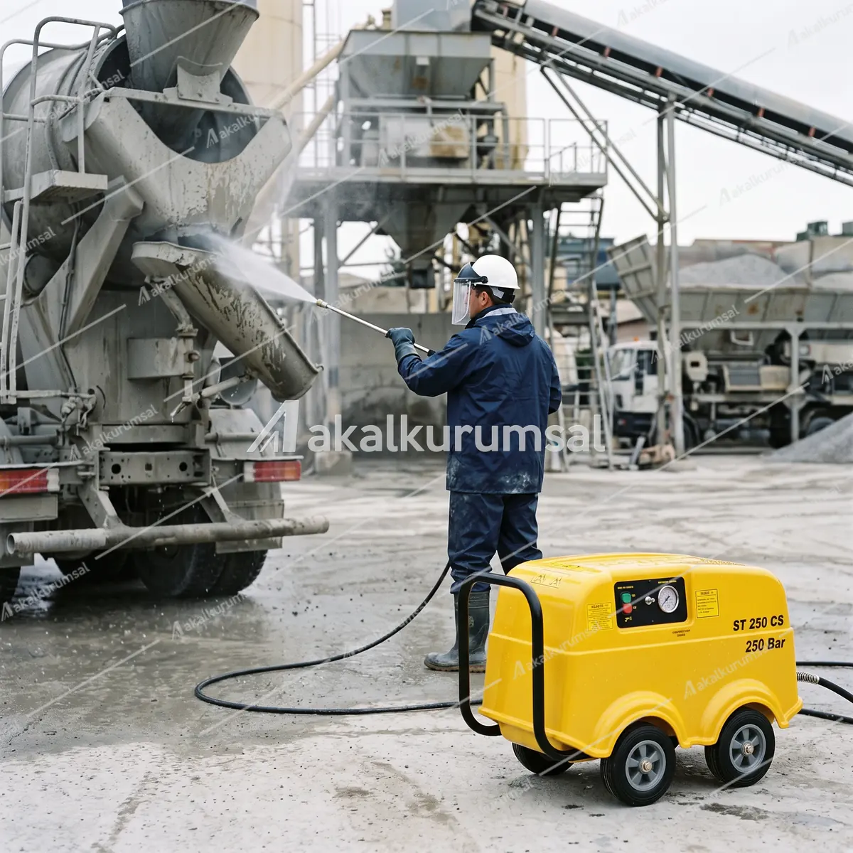 Rottest ST 250 CS ile basınçlı yıkama uygulaması