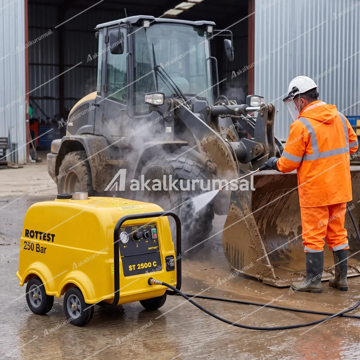 Rottest ST 2500 C ile basınçlı yıkama uygulaması