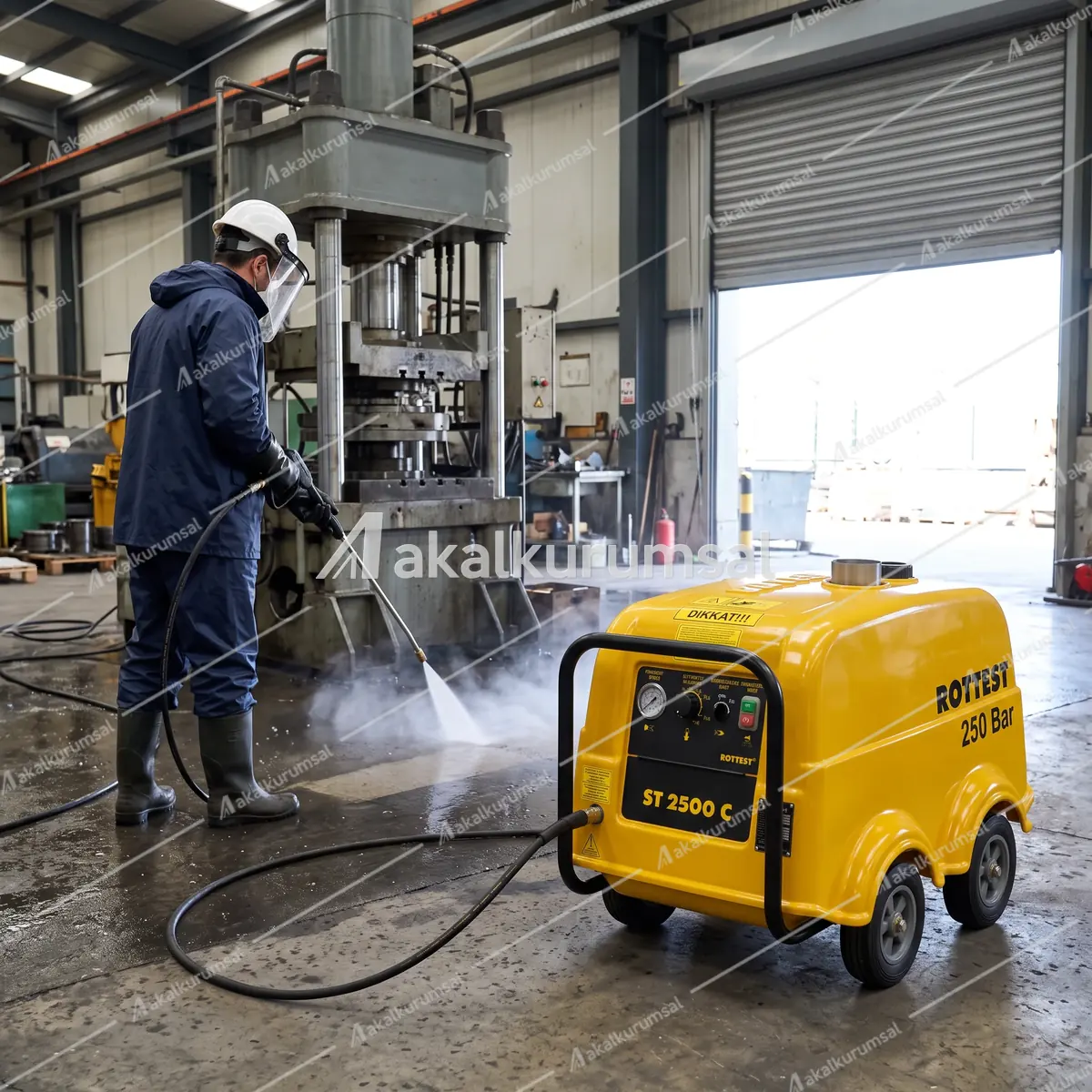 Rottest ST 2500 C ile basınçlı yıkama uygulaması