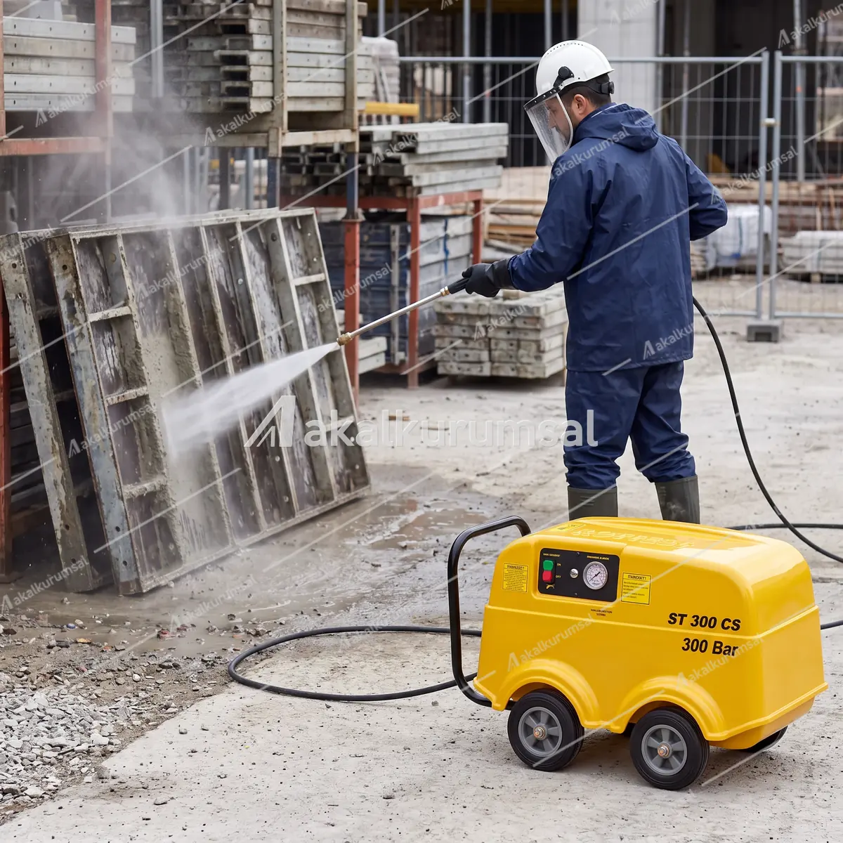 Rottest ST 300 CS ile basınçlı yıkama uygulaması