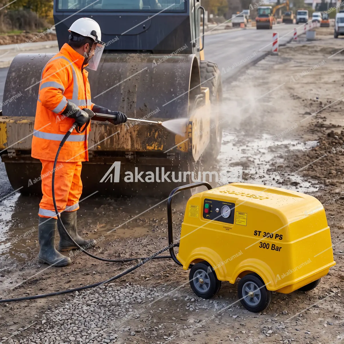Rottest ST 300 PS ile basınçlı yıkama uygulaması