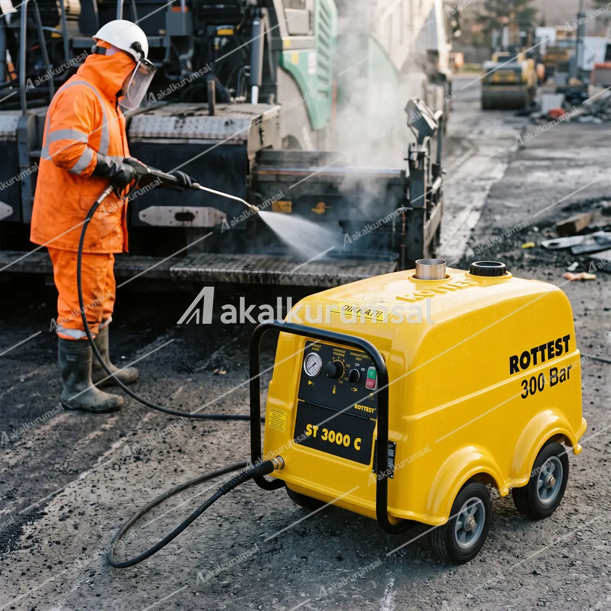 Rottest ST 3000 C ile basınçlı yıkama uygulaması